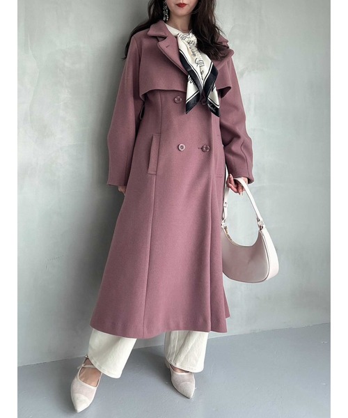 dazzlin（ダズリン）の「【WEB限定カラーあり】2WAYカラーレディコート