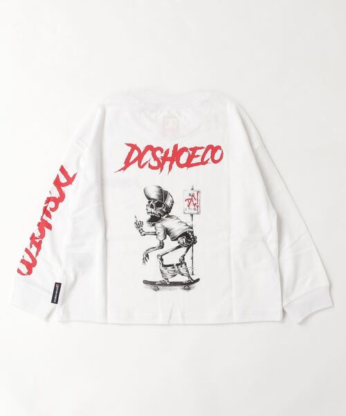 d.i.a スカルプリントロングTシャツ d.i.aスカルプリント長袖Tシャツ