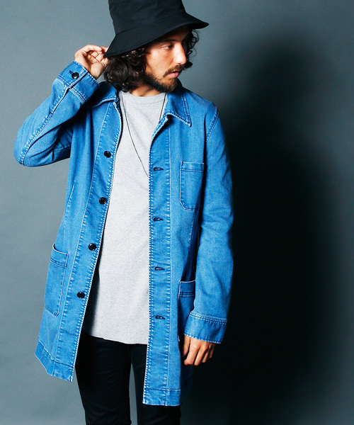 Magine（マージン）の「TENCEL DENIM SHOP COAT:テンセルデニム