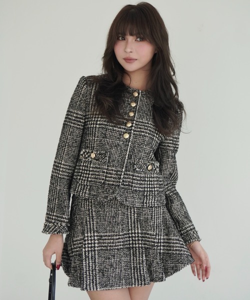 ツイードタックミニスカート（スカート）｜EIMY ISTOIRE（エイミー
