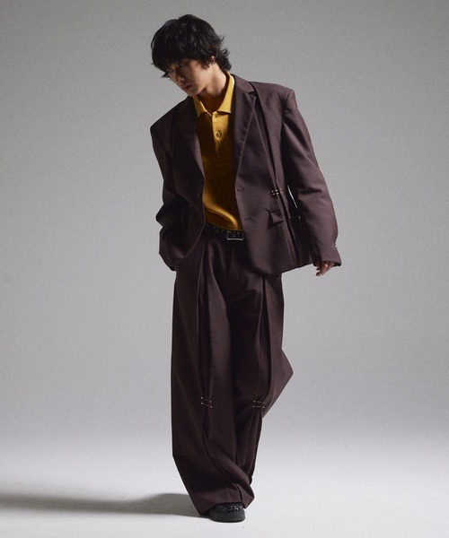 GRANCY（グランシー）の「【GRANCY】Pierced Tuck Slacks / ピアス