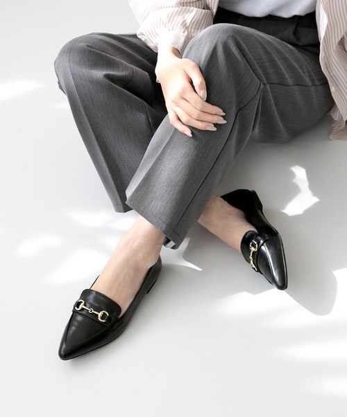 セール】ポインテッドトゥローファー（ローファー）｜menue（メヌエ