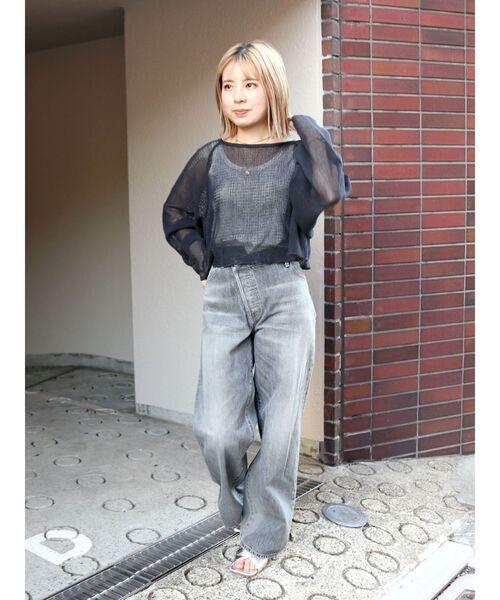 リメイクデザインルーズデニム（デニムパンツ）｜Ungrid（アングリッド