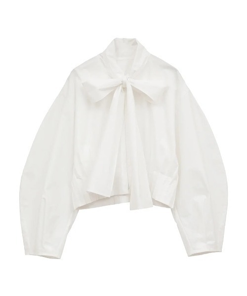 CLANE（クラネ）の「CLANE/クラネ/RIBBON ZIP SHIRTS（シャツ/ブラウス