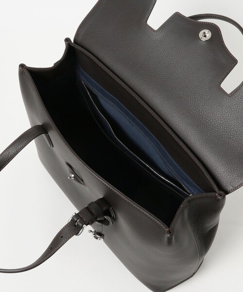 FARO × BEAMS F / 別注 FRATELLI レザー フラップ トートバッグ