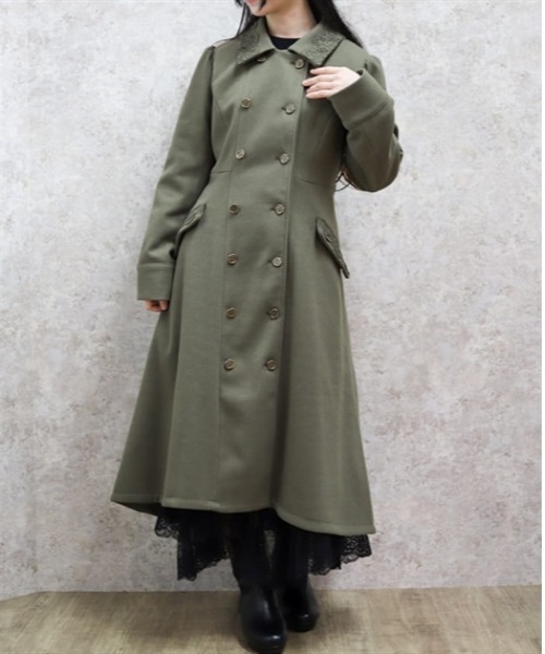 axes femme（アクシーズファム）の「バッスル風ロングコート（ステン