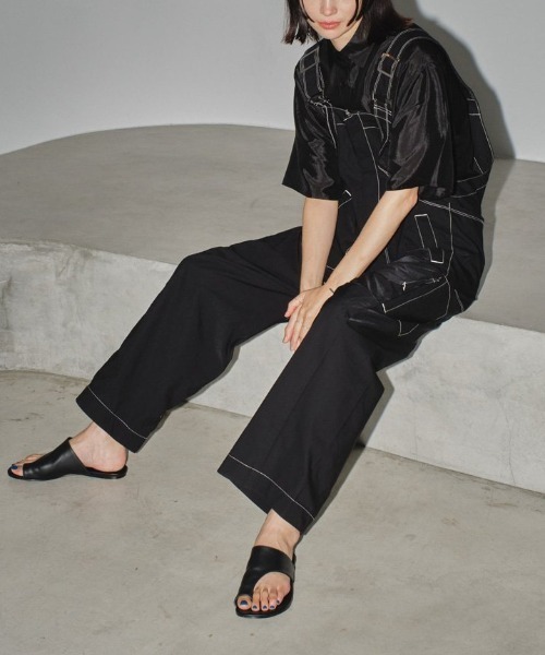 TODAYFUL（トゥデイフル）の「TODAYFUL Frontzip Cotton Salopette