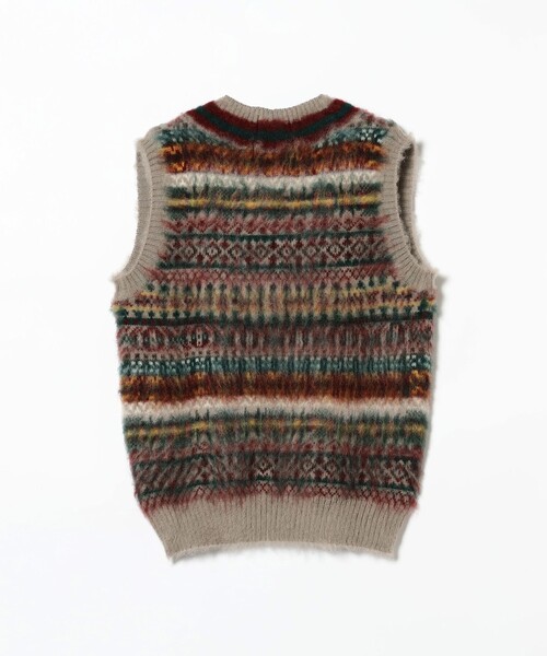 gim（ジム）の「gim × BEAMS PLUS / 別注 Fair Isle Cricket Vest