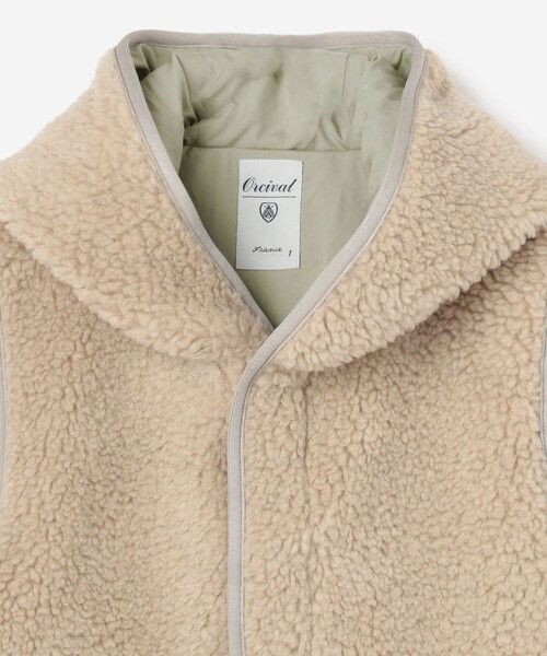 ORCIVAL（オーシバル）の「ORCIVAL | ウールボア フードベスト WOMEN