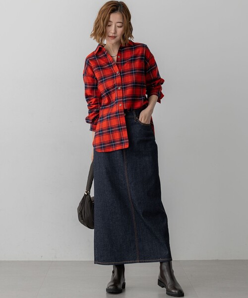 Oggi3月号掲載/新色追加/洗える】23区DENIM ストレッチ デニムスカート