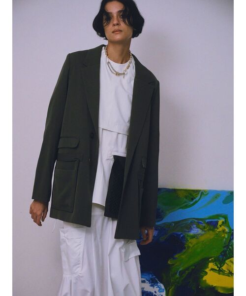 UN3D.（アンスリード）の「レイヤードポケットジャケット（テーラード