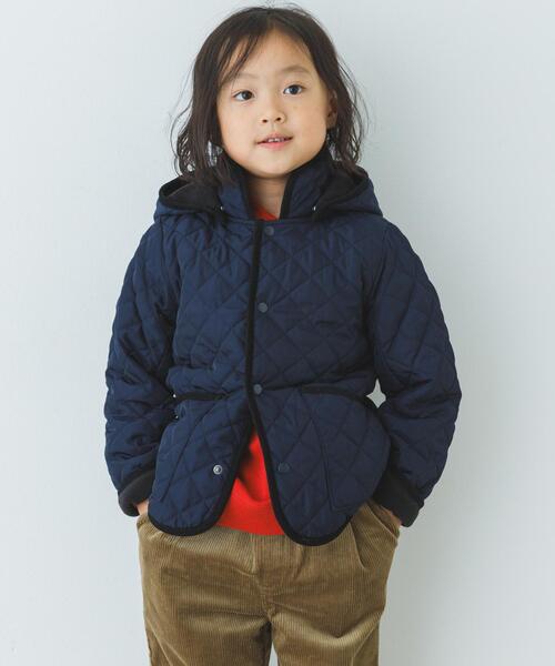 クリーニング済】バーバリーキッズ中綿キルティングジャケット6Y
