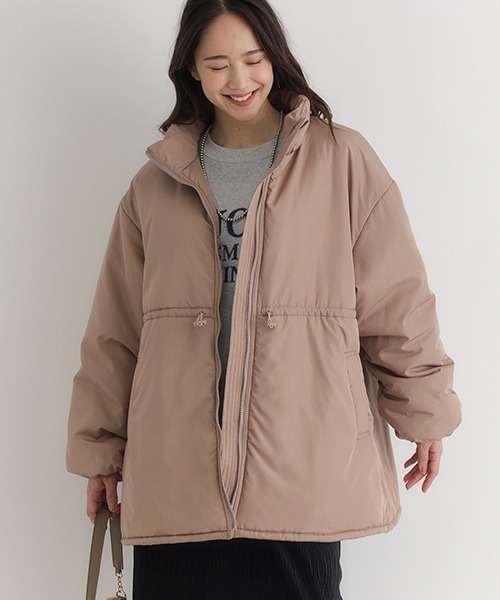 セール】【HONEYSUCKLE ROSE】中綿ミドル丈ジャケット (軽量 / 防風