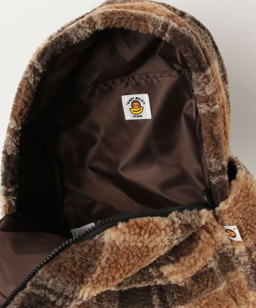 A BATHING APE（アベイシングエイプ）の「BABY MILO FAUX FUR CHECK