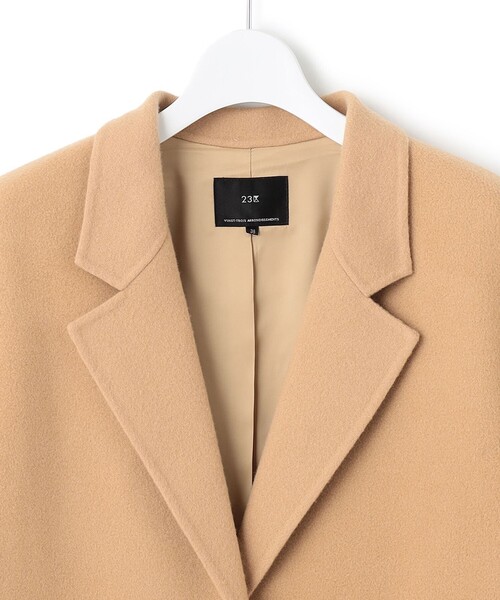 23区（ニジュウサンク）の「ウールリバー ロングコート（チェスター