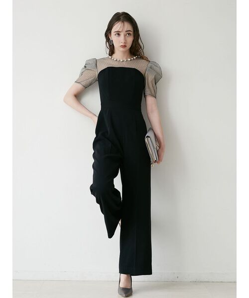 LAGUNAMOON（ラグナムーン）の「LADYパールネックパンツドレス（パンツ