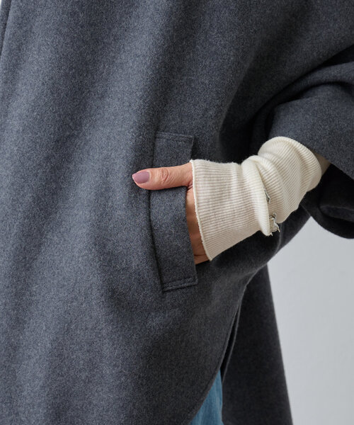 BEARDSLEY（ビアズリー）の「ウールポンチョコート（その他アウター