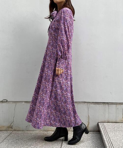 UNTITLED（アンタイトル）の「◇ボウタイワンピース【洗える