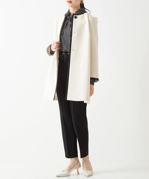Tiara（ティアラ）の「バイカラーハーフコート（その他アウター）」 - WEAR