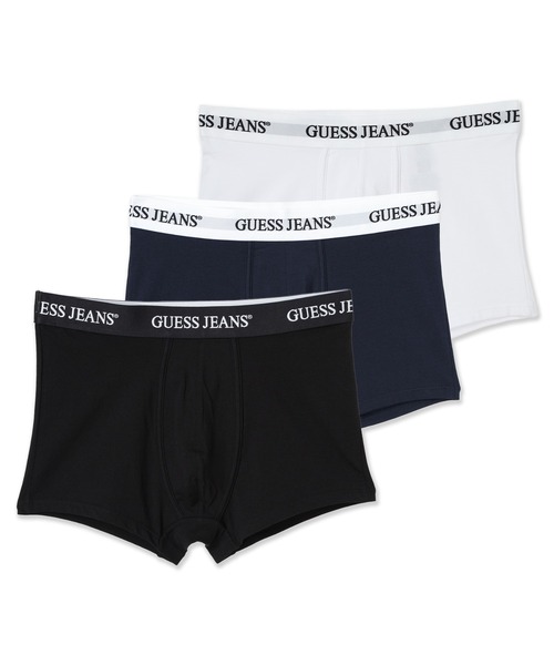 GUESS JEANS 3 Pack Trunk 下着 メンズ トランクス | GUESS(ゲス