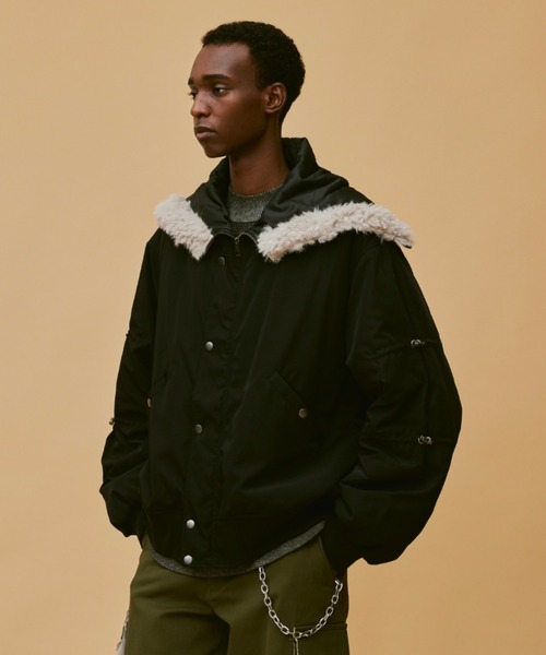 soerte（ソエルテ）の「Sleeve deformation N-2b flight jacket