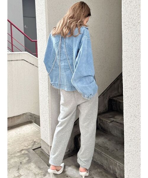 GYDA（ジェイダ）の「【倖田來未コラボ】BACK EMBOSSデニムGジャン