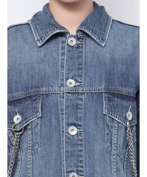 GYDA（ジェイダ）の「【倖田來未コラボ】BACK EMBOSSデニムGジャン