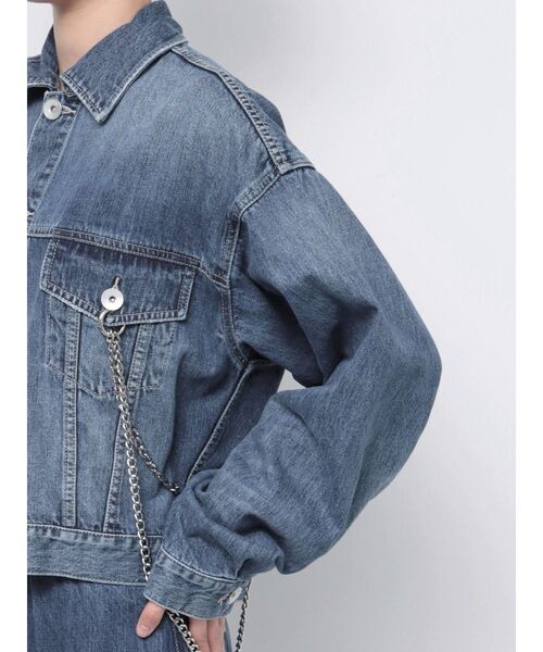 GYDA（ジェイダ）の「【倖田來未コラボ】BACK EMBOSSデニムGジャン