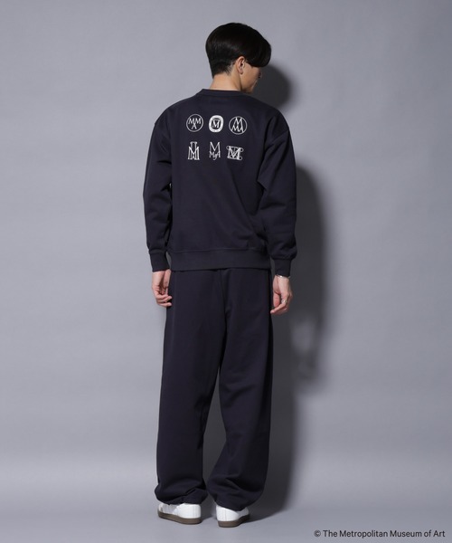 セール】「The Met」ロゴ×アーカイブロゴ刺繍スウェット(セットアップ