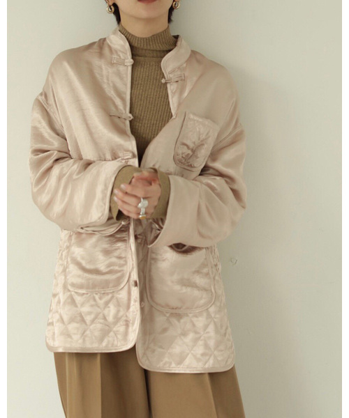 TODAYFUL（トゥデイフル）の「キルティングチャイナブルゾン（ブルゾン