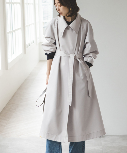 Noble（ノーブル）の「グロウツイルアシメトリーカラートレンチコート