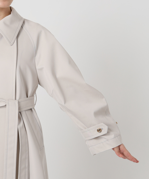 Noble（ノーブル）の「グロウツイルアシメトリーカラートレンチコート