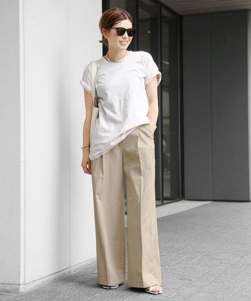 Deuxieme Classe◇22AW/Modernチノパンツ/ボトム/38/コットン/CML