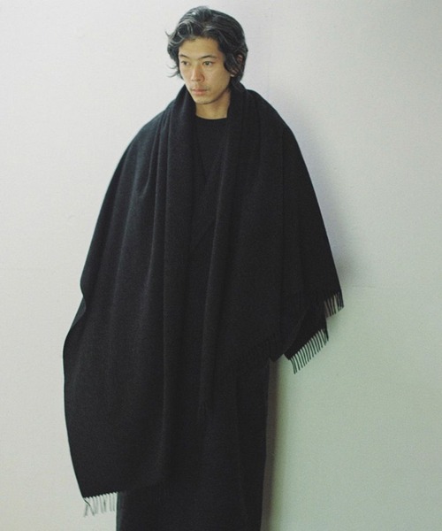 LIDNM（リドム）の「BABY WOOL BLANKET STOLE（マフラー）」 - WEAR