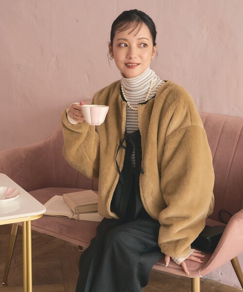 FREAK'S STORE（フリークスストア）の「ファーショートジャケット/ノー