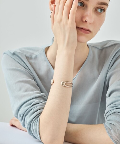 ete（エテ）の「○[ロウ] ダブルライン バングル（バングル/リスト