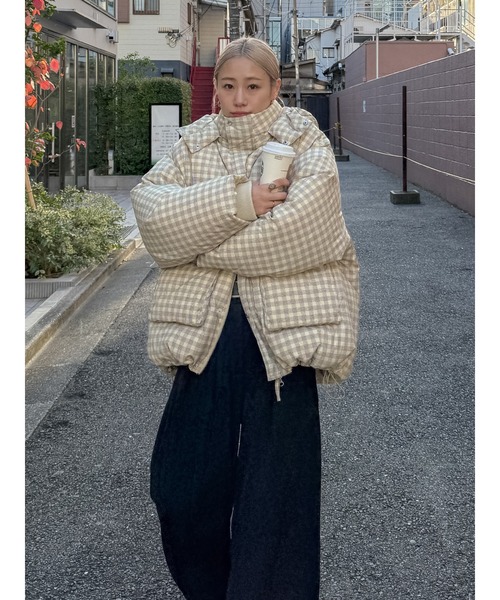 セール】フードデザインダウン（ダウンジャケット/コート）｜Ungrid