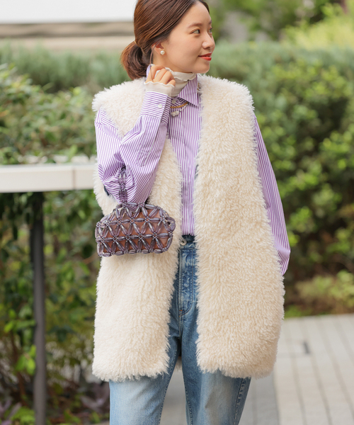 IENA（イエナ）の「《追加》カーリーファージレ（ベスト）」 - WEAR