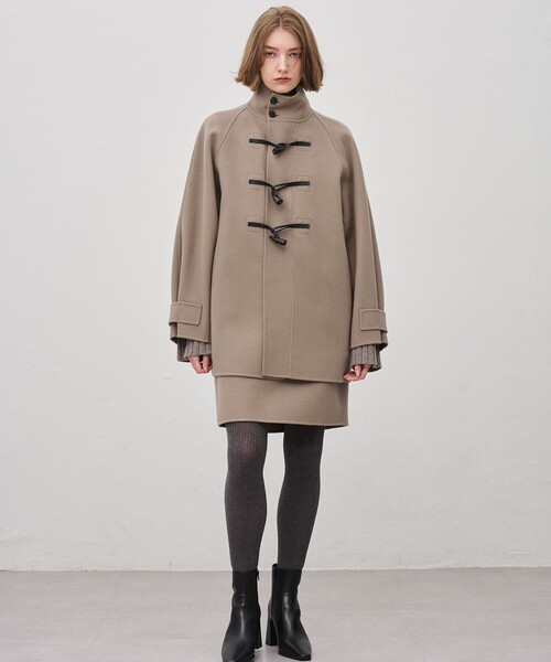 メルトンリバー ミドルダッフルコート（ダッフルコート）｜uncrave