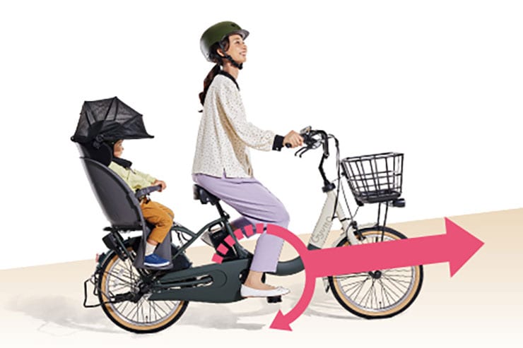 ギュット・アニーズ・DX「BE-FAD032」20インチ 3人乗り対応 電動自転車 -25