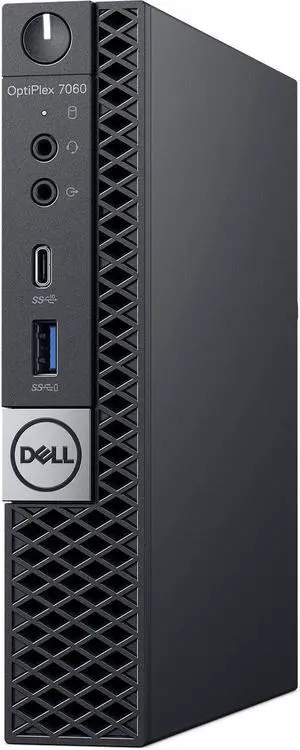 Refurbished: Dell Optiplex 3070 Micro Form Factor Desktop, Intel