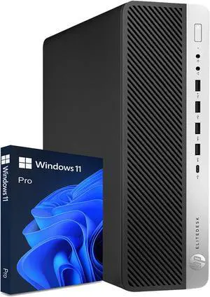 Refurbished: HP Desktop Computer ProDesk 600 G4 SFF Windows 11 Pro