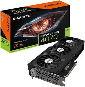 GIGABYTE WINDFORCE GeForce RTX 4070 12GB GDDR6X PCI Express 4.0