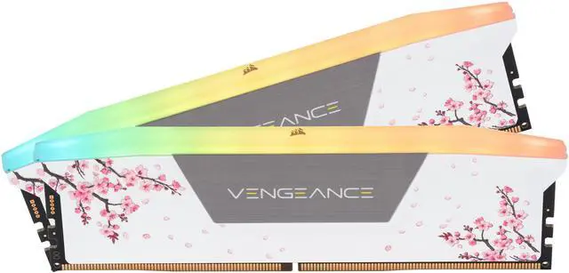 CORSAIR Vengeance RGB 32GB (2 x 16GB) 288-Pin PC RAM DDR5 6000