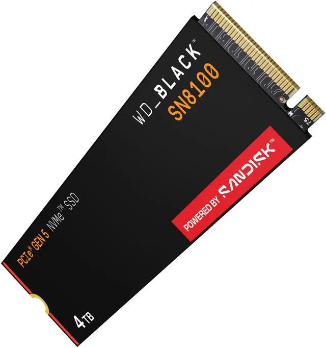 4TB* WD_BLACK™ SN8100 PCIe® 5.0x4 NVMe™ M.2 SSD - WDS400T1X0M
