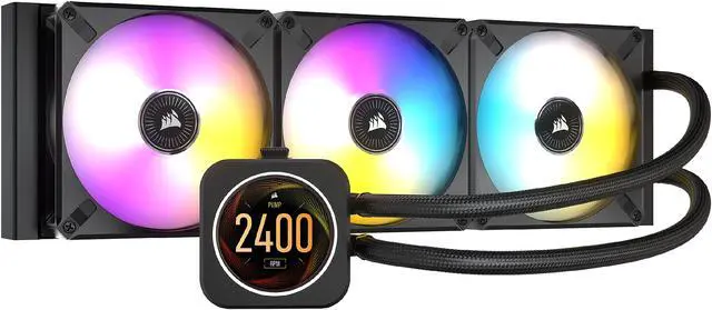 CORSAIR iCUE H150i ELITE LCD Display Liquid CPU Cooler - Newegg.com