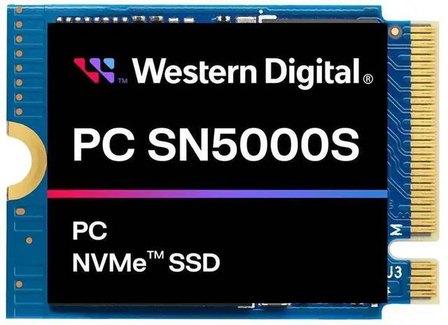 WD PC SN5000S 512GB M.2 2230 NVMe PCIe Gen4x4 SSD High-Performance