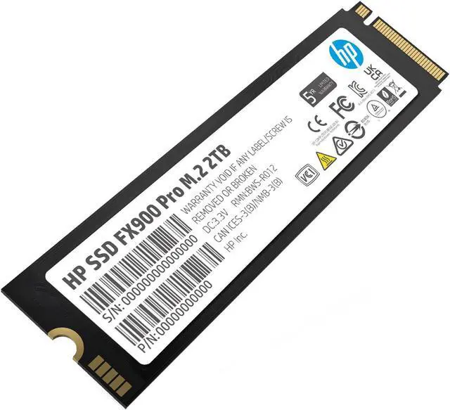 HP FX900 Pro 2TB Gaming NVMe Gen 4 SSD M.2 2280 PCIe 4.0 Internal