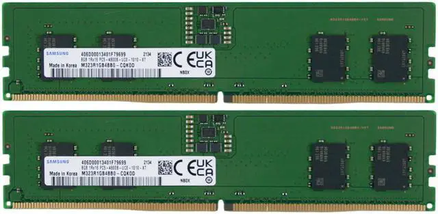 Samsung M323R1GB4BB0-CQK Dual RAM DDR5 4800MHz 16GB (2 x 8GB