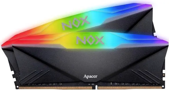 Apacer NOX RGB DDR4 16GB (2x8gb) 288-Pin PC RAM 3200 Desktop